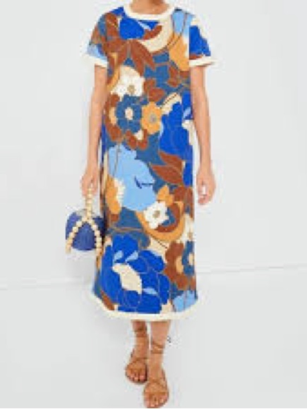 Tuckernuck Mod Magnolia Gia Dress, a short-sleeve midi dress small